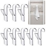 Crochet radiateur rond - aqsacokiya - crochet radiateur seche serviette - matriaux robustes - 8 pcs