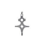 Croix du sud 3. 2cm en argent massif 925 pendentif berbere dagadez agads