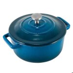 Cs solingen plat de service en fonte xanten 13 x 10 cm bleu - vert cs - 076023