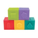 Cube d�veil - ludi - 30070 - 5 cubes souples - jouet �ducatif - 100% pvc