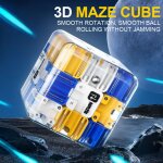 Cube labyrinthe 3d puzzle cube rotatif � glissement doux casse - t�te �ducatif cadeau danniversaire / ...