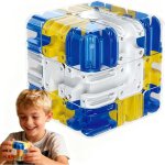 Cube labyrinthe 3d roulement � billes casse - t�te magn�tique 6 faces jeu de r�flexion stimulant pour ...