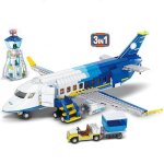 Cubimana kit avion urbain 3 - en - 1 ? jouet de construction stem pour enfants mod�le a�roport r�aliste ...