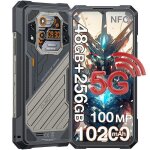 Cubot kingkong x pro 5g smartphone robuste 48(24 + 24)go + 256go 10200mah / 33w 100mp cam�ra 672 144hz ...