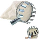 Cueilleurs de fruits cueille - fruits argent sans manche tlescopique en mtal cueilleurs de pommes pour ...