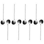 Cuillères à expresso - inox - lot de 8 - design moderne - poli miroir - facile à nettoyer Cuillères à expresso - inox - lot de 8 - design moderne - poli miroir - facile à nettoyer