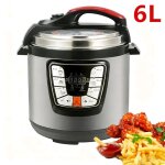 Cuiseur � riz - 6l / 1000w - affichage led - isolation - inoxydable - 5 fonctions cuisson - rev�tement ...