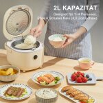 Cuiseur de riz bear avec cuiseur vapeur mini cuiseur de riz multifonctionnel de 350w6 fonctions de cuisson ... Cuiseur de riz bear avec cuiseur vapeur mini cuiseur de riz multifonctionnel de 350w6 fonctions de cuisson ...