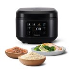 Cuiseur � riz et cuiseur vapeur de 15 litre (8 tasses) avec 4 programmes automatiques