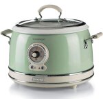 Cuiseur � riz vintage - swapy - 35 l - vert - rev�tement c�ramique antiadh�sif - 650 w - cuisson vapeur ...