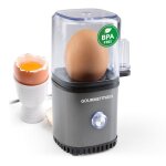 Cuiseur � ?ufs gourmetmaxx 70w 1 ?uf egg boiler pique - ?uf + verre doseur egg cooker 3 degr�s de cuisson ...