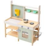 Cuisine en bois pour enfants - duoku - ensemble de cuisine en bois - avec cuisini�res - r�servoir robinet ...
