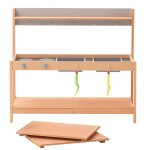 Cuisine en bois pour enfants - duoku - ensemble de cuisine dext�rieur - avec cuisini�res et �vier - jeu ...