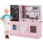 Cuisine enfants en bois dreamade avec sons tableau noir téléphone cuisinières lave - vaisselle machine ... Cuisine enfants en bois dreamade avec sons tableau noir téléphone cuisinières lave - vaisselle machine ...
