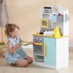 Cuisine enfant avec 5pcs accessoires teamson kids multicolore / 55 x 30 x 90