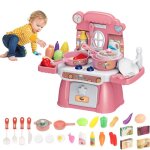 Cuisine pour enfants avec cuisini�re � vapeur sons lumi�res 24 accessoires pour l�ge 3 ans plus jeu de ...