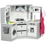 Cuisine pour enfant jeu dimitation nombreux accessoires rangements vier rfrigrateur hotte lave - linge ...