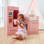 Teamson kids grande cuisine en bois little chef charlotte avec réfrigérateur ensemble de jeu rose Teamson kids grande cuisine en bois little chef charlotte avec réfrigérateur ensemble de jeu rose