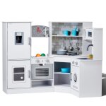 Cuisine pour enfants - vevor - ensemble cuisine d'angle en bois - lumières, machine à glaçons, four, ... Cuisine pour enfants - vevor - ensemble cuisine d'angle en bois - lumières, machine à glaçons, four, ...