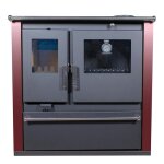 Cuisinière à bois verso cs plus - 77 kw plaque supérieure en métal four inox et panneaux latéraux peints ... Cuisinière à bois verso cs plus - 77 kw plaque supérieure en métal four inox et panneaux latéraux peints ...