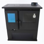 Po�le � bois verso cs lite - 77 kw plaque sup�rieure en m�tal et chauffage efficace