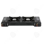 Cuisinire  gaz 2100w rchaud  gaz de camping portable avec 2 brleur allumage pizolectrique pour ...