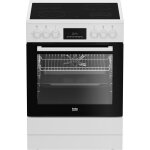 Cuisini�re vitroc�ramique beko fbe67300wcs