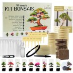 Kit bonsa� - cultivea - coffret complet - 10 vari�t�s rares - outils inclus - id�e cadeau