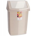 Curver poubelle plastique plastique beige 38. 5 x 33. 5 x 63. 5 cm