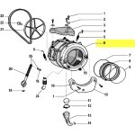 Cuve tambour complet 62l tout plastique pour machine à laver ariston wmd942bfr Cuve tambour complet 62l tout plastique pour machine à laver ariston wmd942bfr