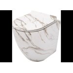 Cuvette wc rea carlos duroplast slim zm lava matt bol de wc gris 495 x 37 x 32 cm