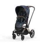 Cybex - poussette priam rosegold jewels of nature dark blue cybex
