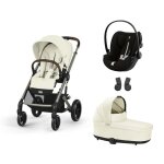 Cybex - poussette trio balios s lux blk siege - auto cloud g i - size plus moon black nacel Cybex - poussette trio balios s lux blk siege - auto cloud g i - size plus moon black nacel