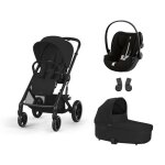 Cybex - poussette trio balios s lux blk siege - auto cloud g i - size plus nacelle cot s lu Cybex - poussette trio balios s lux blk siege - auto cloud g i - size plus nacelle cot s lu