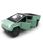 Cybertruck model : camions jouets en mtal moul sous pression 1 / 24 avec lumires et sons mini vhicules ...