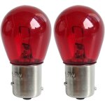 Cyclingcolors 2x ampoule 12v 21w baw15s pr21w rouge 12088 7508 ergots d�cal�s simple filament voiture ...