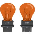 Cyclingcolors 2x ampoule 3157 12v p27 / 7w w2. 5x16q 32 / 3cp s25q orange double filament voiture am�ricaine ...