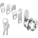 Cylindre 16 mm serrure de scurit pour bote aux lettres avec 5 plaques de serrure diffrentes et 2 ...