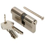 Cylindre de fermeture - fabriqu en nickel - livr avec 3 cls et une vis de ttire - 25 / 30 - kotarbau ...