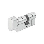 Cylindre de porte abus d6 50x35mm - niveau de sécurité 6 - finition nickelé Cylindre de porte abus d6 50x35mm - niveau de sécurité 6 - finition nickelé