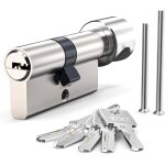 Cylindre de serrure  bouton 30 / 30 serrure  cylindre europen avec bouton serrure de scurit pour ...