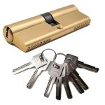 Cylindre de serrurecylindre dbrayable 42. 5 / 42. 5(85mm) 8 cls finition en laiton haute scurit anti ...