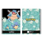 Cahier - cypbrands - squirtle - couverture rigide - 80 feuilles - quadrillage 4x4 mm