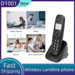 D1001 t�l�phones fixes sans fil avec affichage de l?appelant recomposition fonction mains libres pour ...