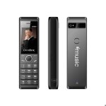 D9000 2g voip feature phone 26 pouces lampe de poche mp3 fm t�l�phone r�tro noir