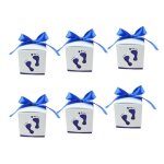 Da. wa 50pcs bote  drages bonbonires avec ruban pour dcoration de mariage ftes baptme garcon fille ...