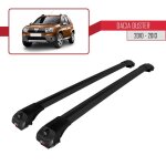 Pour dacia duster 2010 - 2013 barres de toit ace - 1 railing porte - bagages de voiture / noir