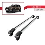 Pour dacia duster 2014 - 2018 barres de toit ace - 1 railing porte - bagages de voiture / gris Pour dacia duster 2014 - 2018 barres de toit ace - 1 railing porte - bagages de voiture / gris