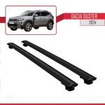Compatible avec dacia duster 3 (p1310) 2024 basic model barres de toit railing porte - bagages de voiture ...