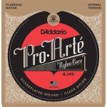 Daddario ej45 jeu de cordes en nylon - pro arte - tirant normal